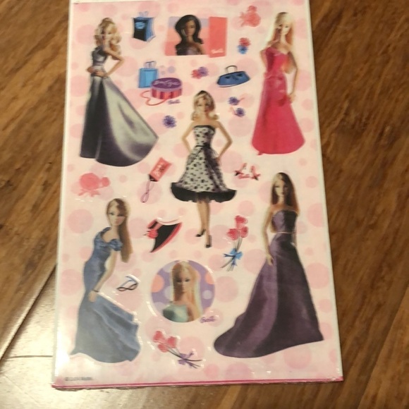 NWT Bundle of 4 packages of Barbie Stickers (2 sheets/ package) - Picture 5 of 12